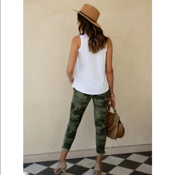 Venti6 Pants & Jumpsuits | Camouflage Print With Stars Crinkle Jogger | Poshmark
